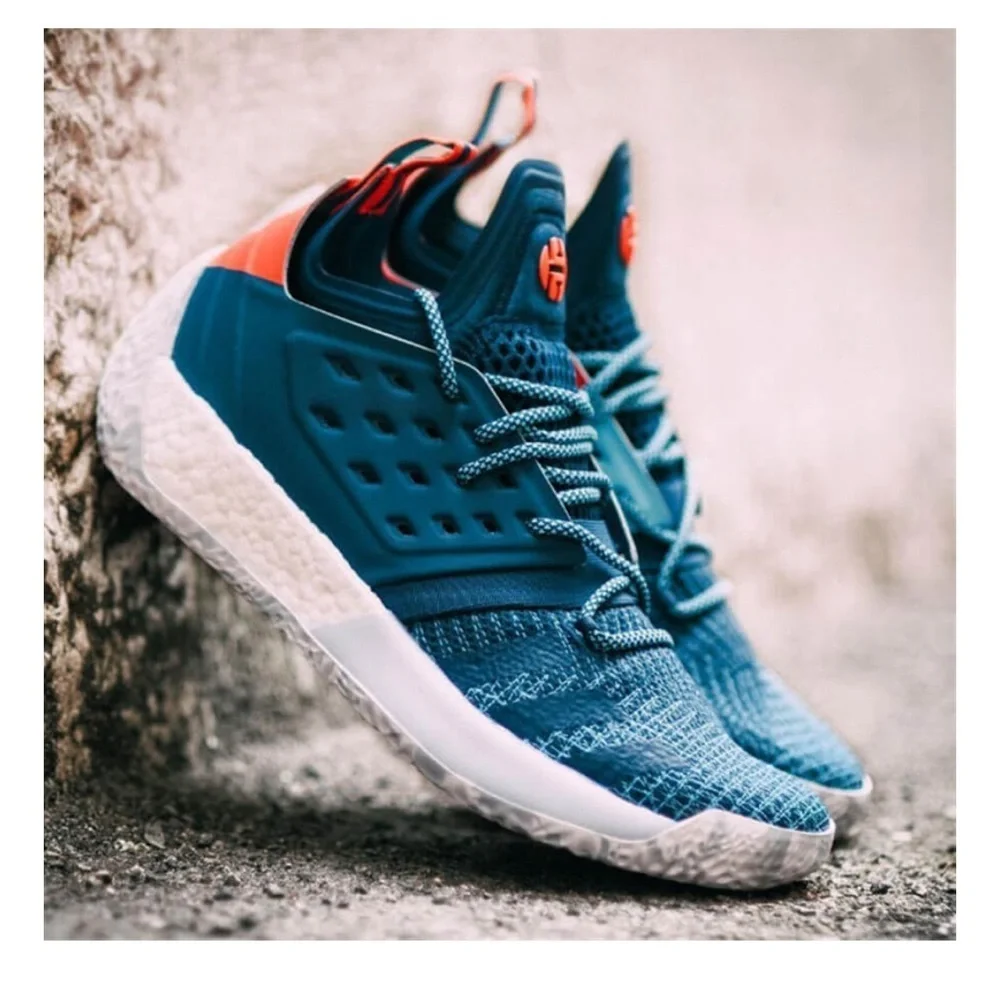 Adidas Harden Blue and red Athletic Sneakers men’s size 7.5